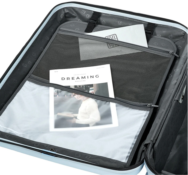 PEBBLE 30" Foldable Hard Shell Check-In Luggage/Spinner Wheels/YKK Zipper gallery