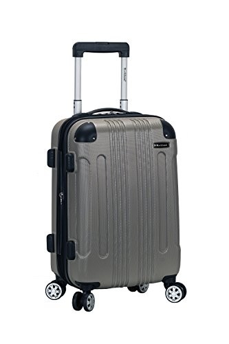 ROCKLAND LONDON HARDSIDE EXPANDABLE WHEELS 20-INCH F1901 - SILVER