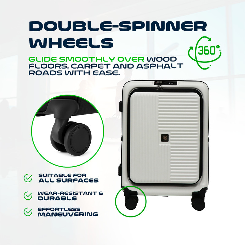 20-Inch Lightweight Collapsible Expandable Carry-On Suitcase, Airline Approved gallery