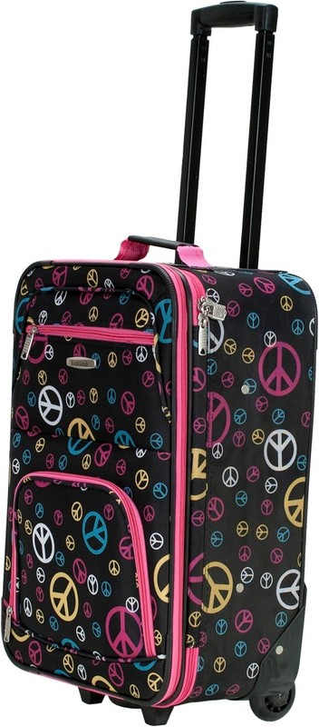 Durable Softside Luggage Set with Expandable Design & Telescopic Handle - Peace gallery