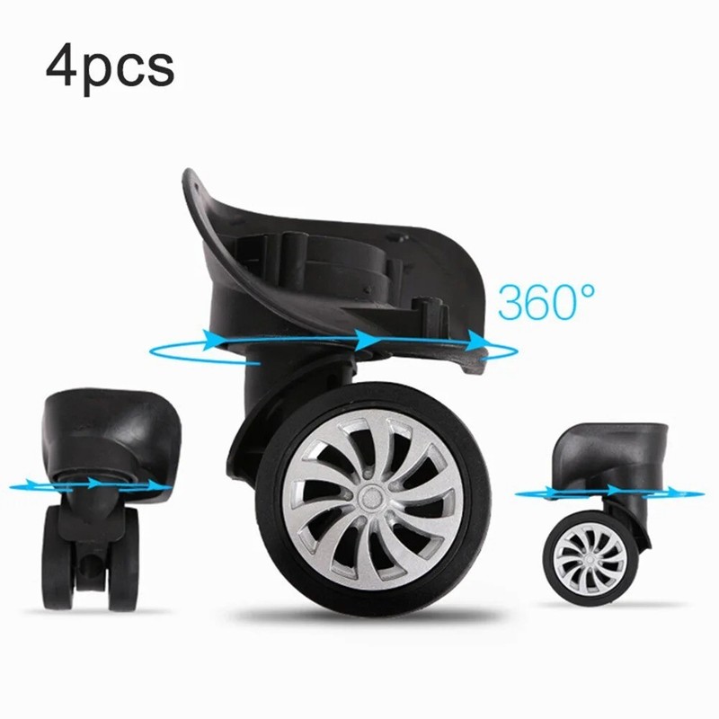 4pcs/set Replacement Luggage Suitcase Wheels Swivel Casters Wheel Accessary New gallery