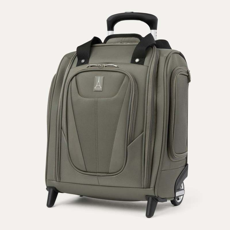 Travelpro Maxlite5 Carry-On Rolling Underseat Upright 2 Wheel Bag Green, 15-Inch