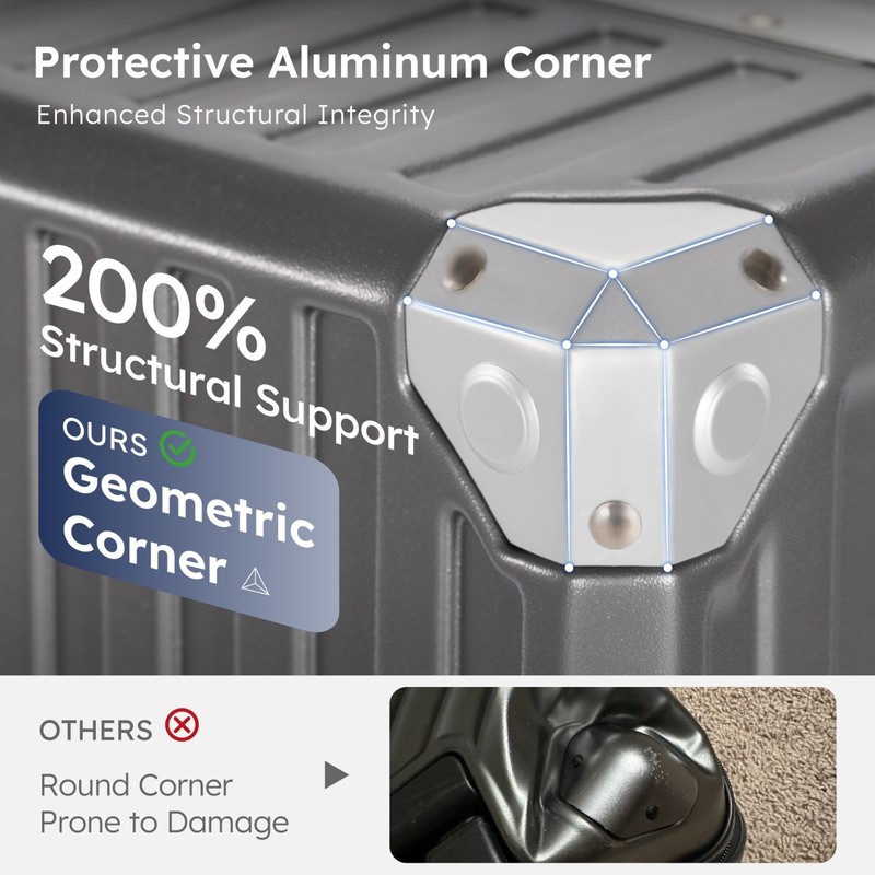 Aluminum Framed Travel Suitcase Carry-On Luggage w/ USB Port TSA Lock Hard Shell gallery
