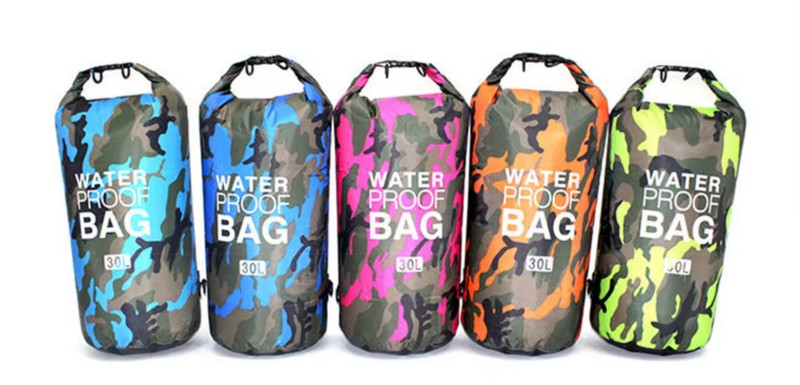 Waterproof Backpack 30L - Waterproof Zipper Pocket Blue gallery