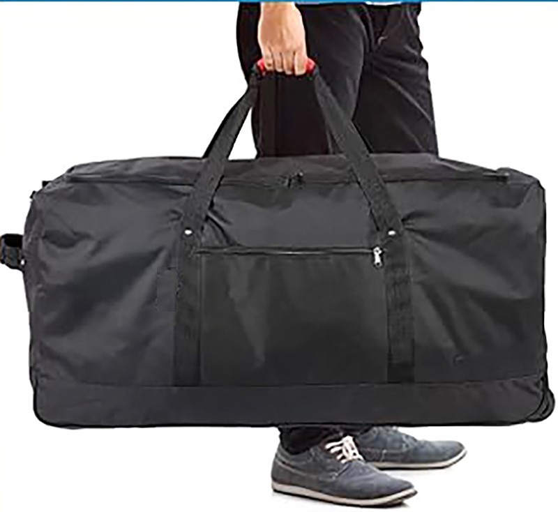 ROLLING DUFFEL BAG 120L 3 WHEELS ZIPPER HANDLES LARGE CAPACITY REINFORCED BOTTOM gallery