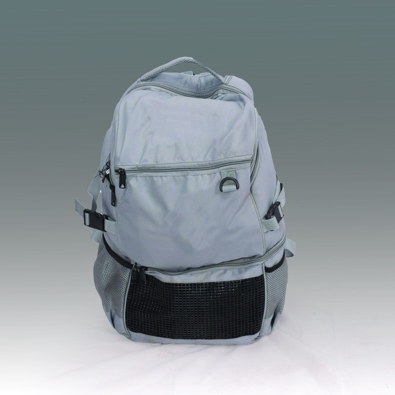 Unbranded Gray Backpack For School College Travel Daily Use