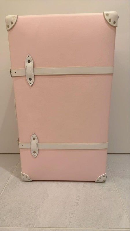 Extremely RARE GLOBE TROTTER 31″ PINK Travel Carry Bag Luggage BAG