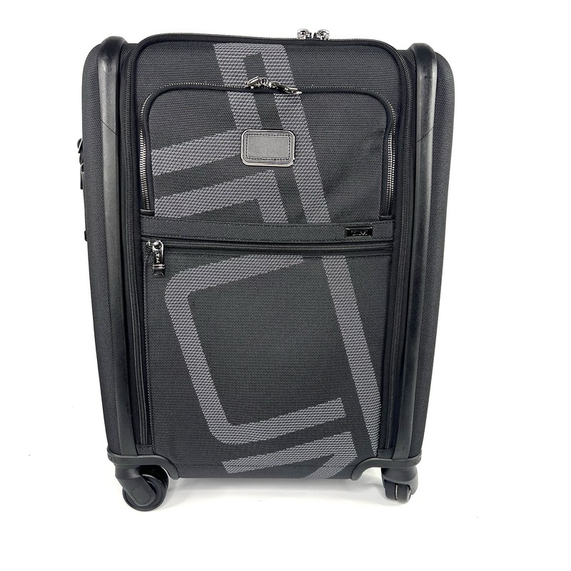 TUMI Alpha 3 Large Dual Access Expandable Carry On Jacquard Logo Ballistic Nylon