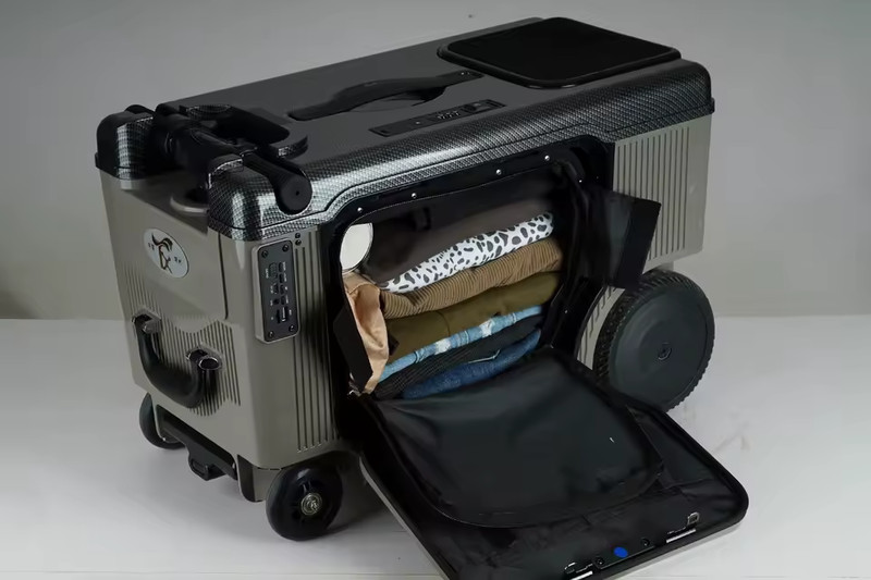 Smart Ride-On Suitcase for Elderly/Kids - 8km/h, 150kg Load, Cabin-Friendly ( gallery