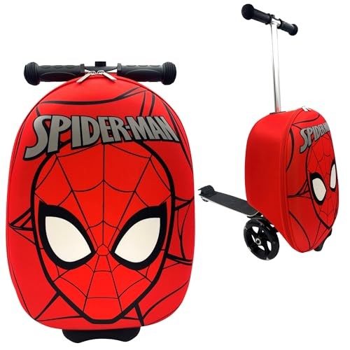 Fast Forward Kid’s Licensed 18" Ride-On Suitcase Scooter Lightweight