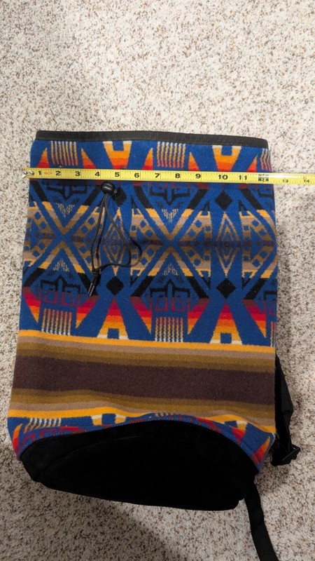 PENDLETON Aztec Print Wool Drawstring Duffle Slingpack gallery