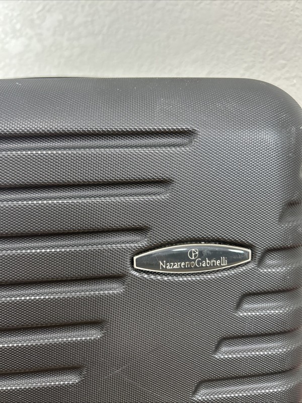Nazareno Gabrielli As Hardcase Spinner Wheel Carry-On 16" Black Plastic Suitcase gallery