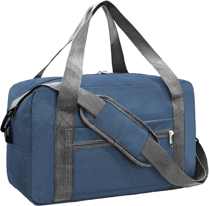 15 Inch Small Carry On Bags For Airplanes Spirit Airlines Personal Item Bag Navy