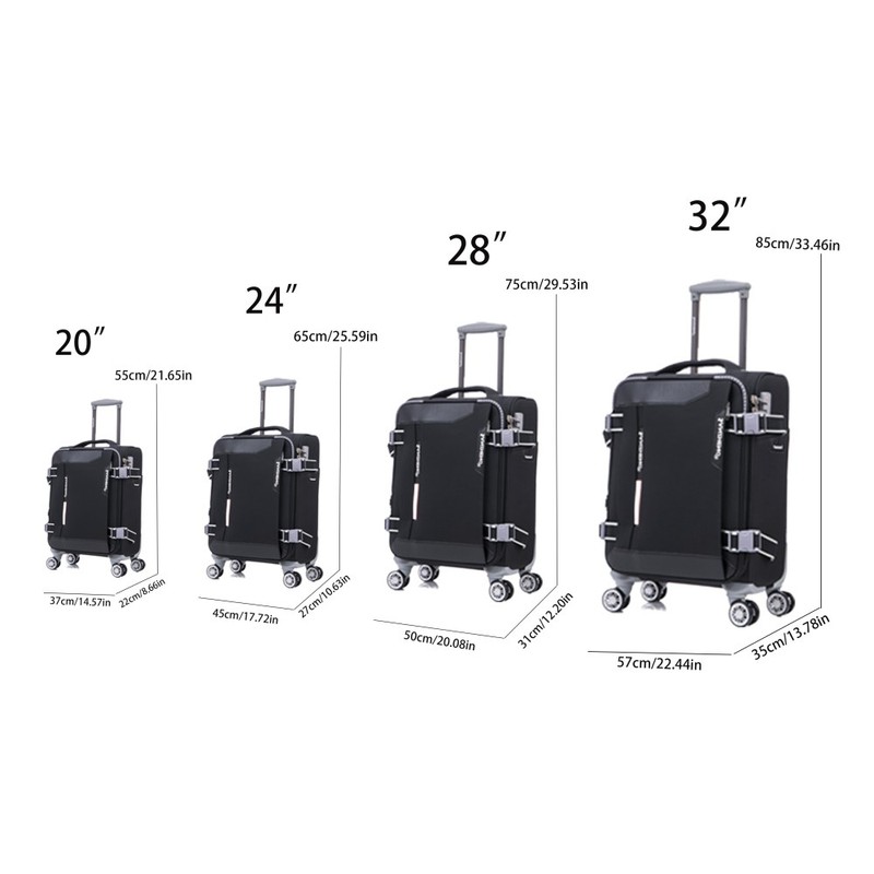 Softside Upright Luggage Set , Lightweight,4-Piece (20//24/28/32) gallery