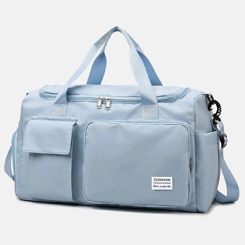 Carry on Travel Bag Large Capacity Weekender Overnight Duffle Bags with Shoe Com
