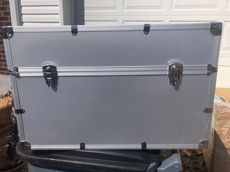 Aluminium Flight Storage Case Box Lockable 28″x24″x18″ DJ VJ Equipment no key