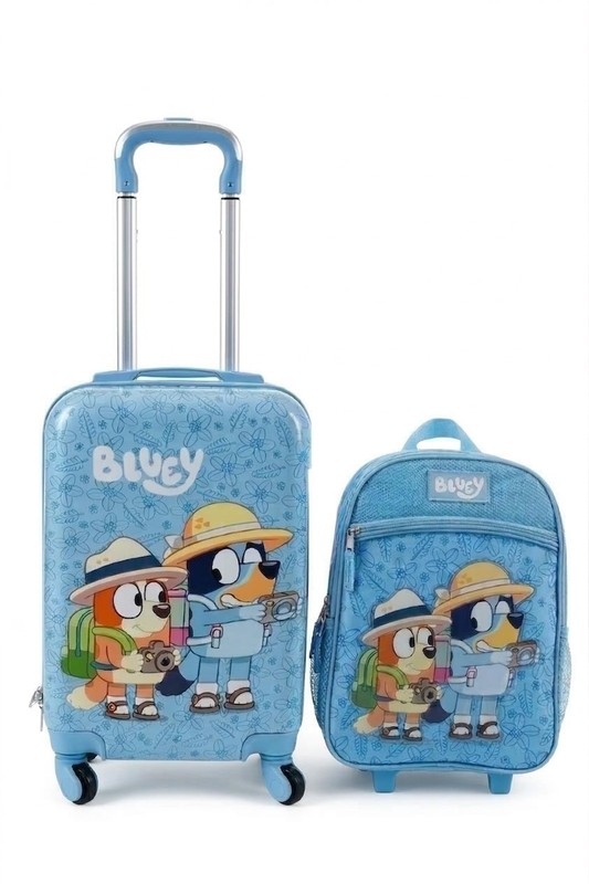 Luggage and Backpack Set - 18" Rolling Suitcase with Wheels and 13. 75" Bag
