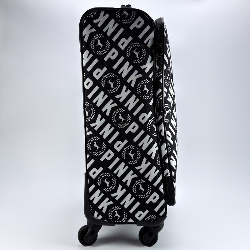 Pink By Victoria's Secret Logo Pattern Rolling Wheel Carry-On Luggage Suitcase gallery