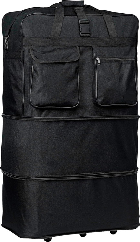 36” Light-Weight Expandable Wheeled Bag for Travel Holds 70 Lbs
