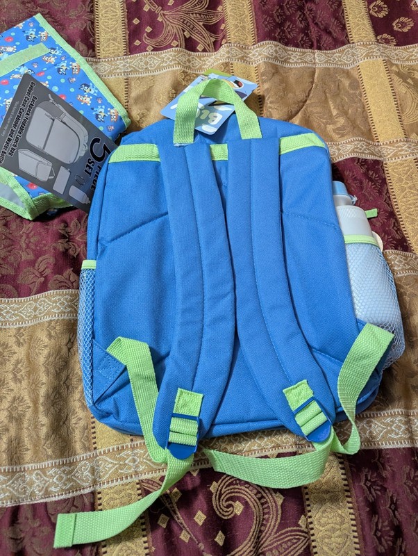 Bluey Kids 5 Piece Backpack Set Lunch Bag Water Bottle Accessory Innovations gallery