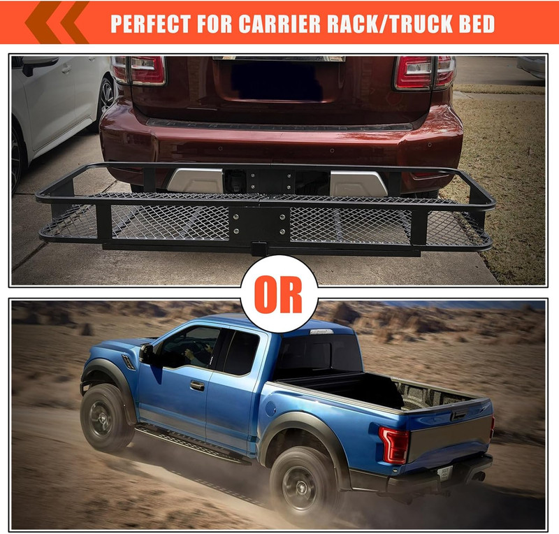 Hitch Mount Cargo Carrier Bag Soft Shell 100% Waterproof 16 Cubic Feet (58" 24" gallery