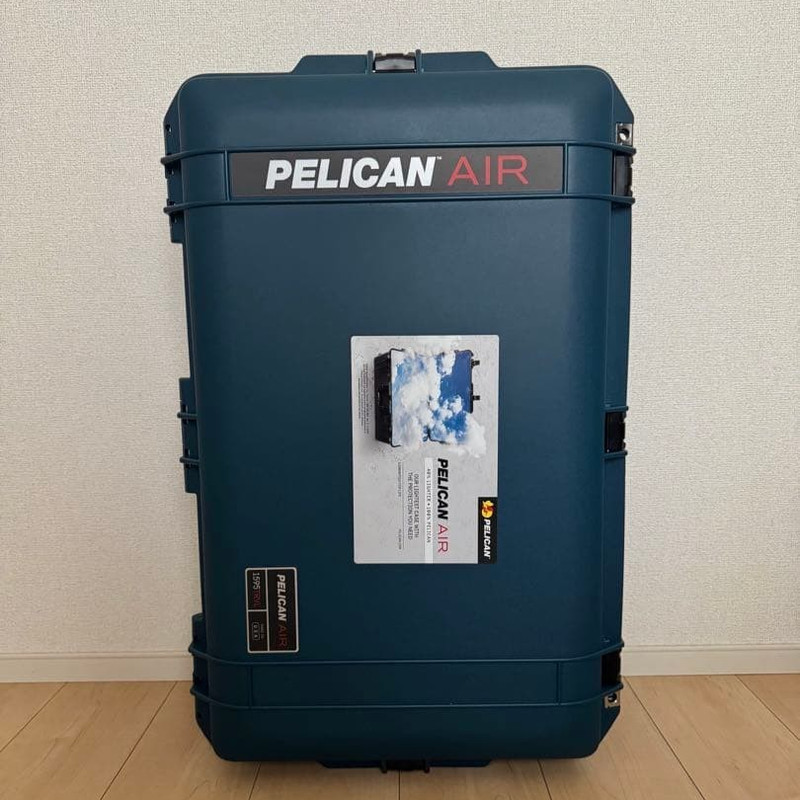 PELICAN AIR 1595 TRVL Limited Edition Indigo Suitcase with Casters JAPAN NEW