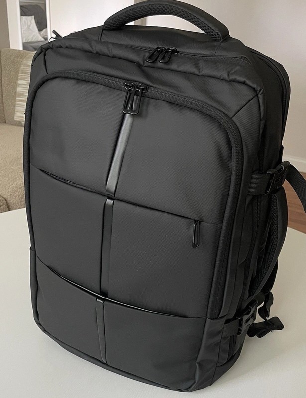 Travel Backpack, Compression Straps, Waterproof, Expandable