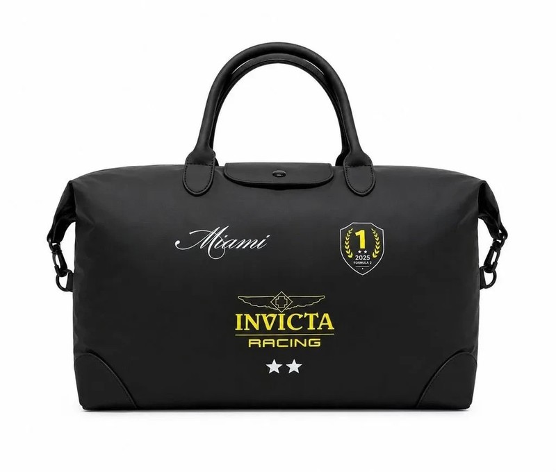 Invicta Racing Miami Race Weekend Limited Edition Paddock Duffel Black (IG0350)