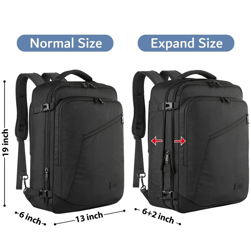 MATEIN Carry on Backpack, Extra Large Travel Backpack Expandable Airplane App... gallery