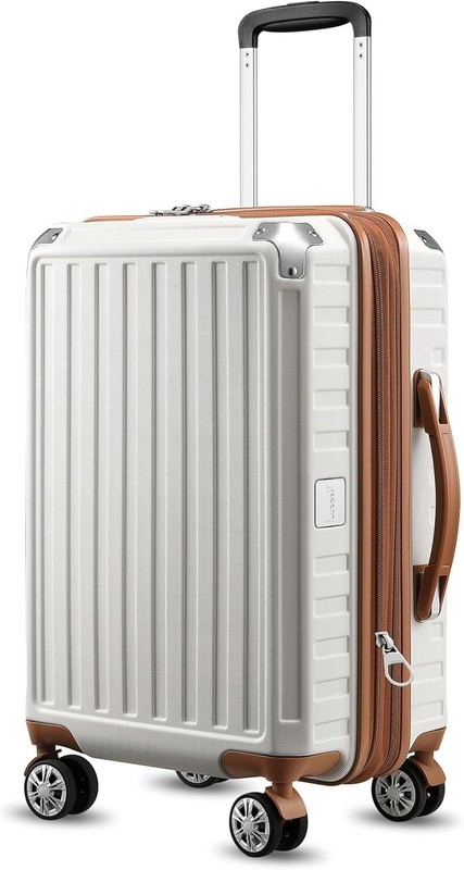 Carry On Luggage 22x14x9 Airline Approved PC Expandable Hard Shell 20 Inch