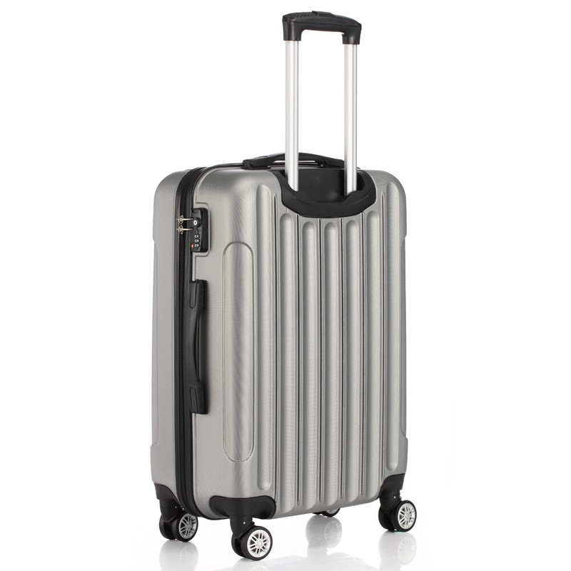 3-in-1 Multifunctional Large Capacity Traveling Storage Suitcase Silver Gray gallery