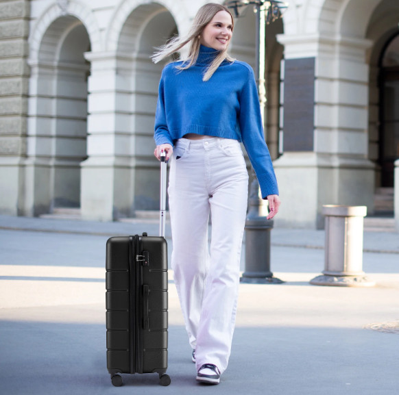 GIANNA 3-Piece Hardside Luggage Set with Spinner Wheels & TSA Lock gallery