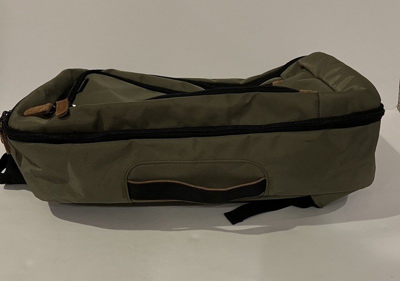 Travelon Transit Carry-On Backpack RFID Heather Green Unisex Travel READ gallery