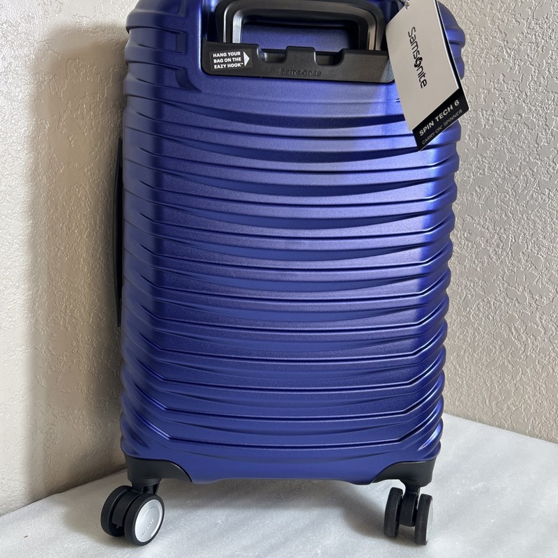 Samsonite Spin Tech 6 Small 20" Expandable Carry-On Spinner Luggage Sapphire Blu gallery