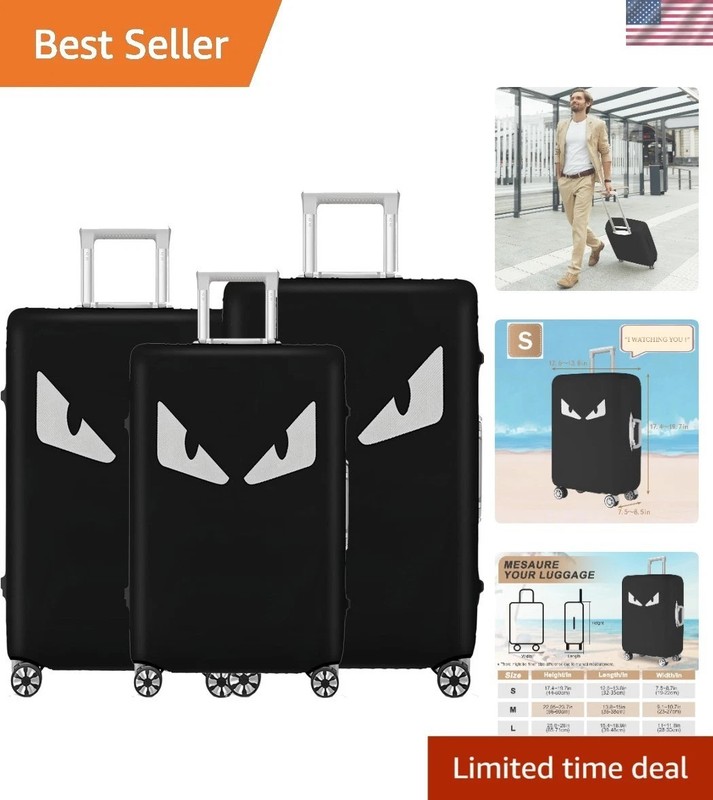 3-Piece Travel Luggage Covers – Anti-Scratch and Stain Resistant (20/24/28 Inch)