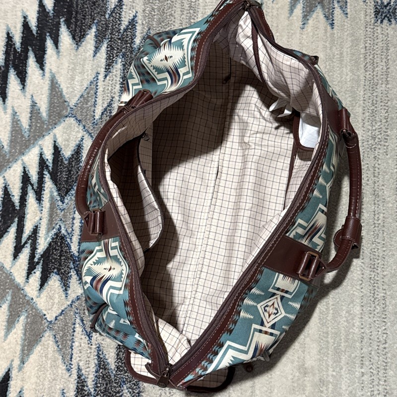 PENDLETON Harding Rolling Duffle Travel Bag Suitcase 22” Aztec Southwestern gallery