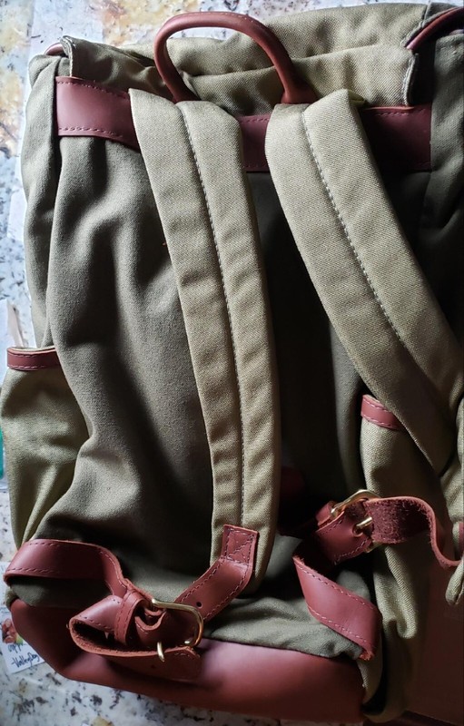 Sword & Plough - Army Green Multi Compartment Rucksack - Retired - New / Tagged gallery