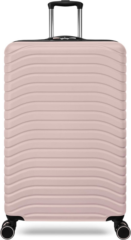 Everest Expandable Hardsided Spinner (Pink, 28-Inch Checked Large)