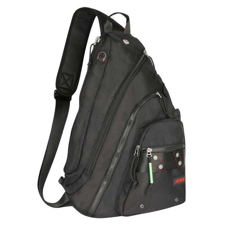 Larswon Sling Backpack, Sling Bag Laptop, Crossbody Bag Men, Shoulder Bags Bl...