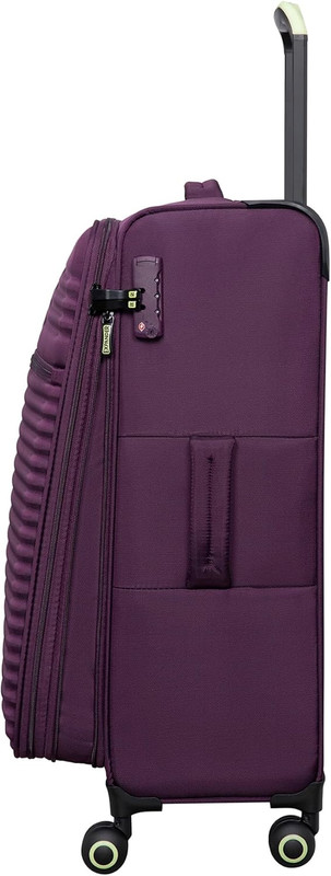 Circulator 28" Softside Checked 8 Wheel Expandable Spinner, Italian Plum gallery
