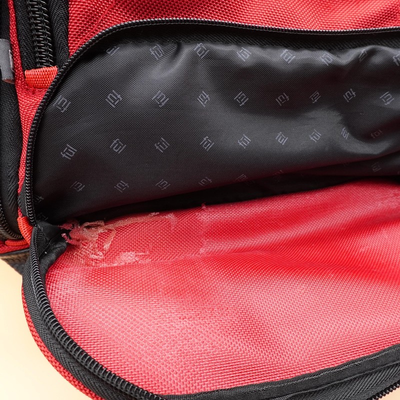 Ful Backpack Bag Red 17" Laptop Mens Travel School Work Organizer Padded Straps gallery