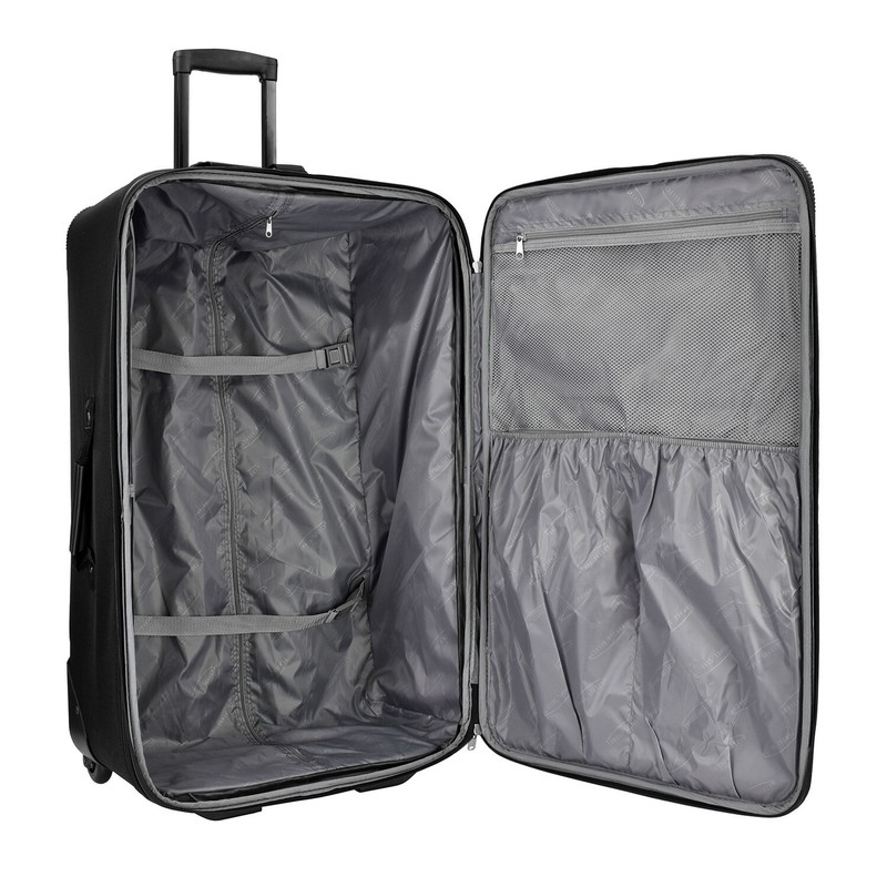 Travel Select Amsterdam 30" Large Checked Rolling Upright Luggage - Navy gallery