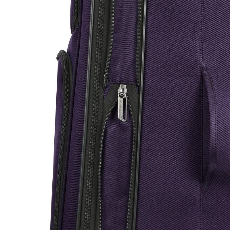 U.S. Traveler Aviron Bay 30" Expandable Softside Luggage Spinner Wheels - Purple gallery