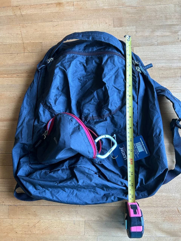 Lexon EGGO Backpack Microfiber Zippered Case LN 703N 16 x 10 x 5 in. gallery