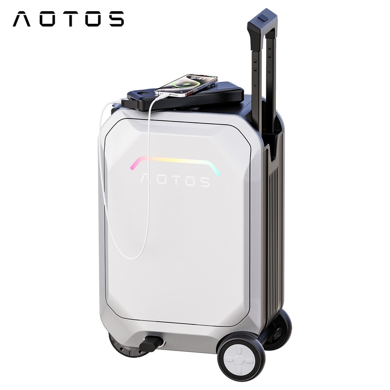 AOTOS 20Inch Smart Rideable Suitcase 31L Electric Luggage Scooter For Travel APP