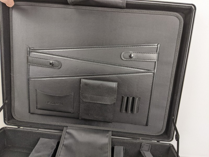 Mezzi Hard Protective Case Briefcase Laptop Case Organizer Black Combo Lock gallery