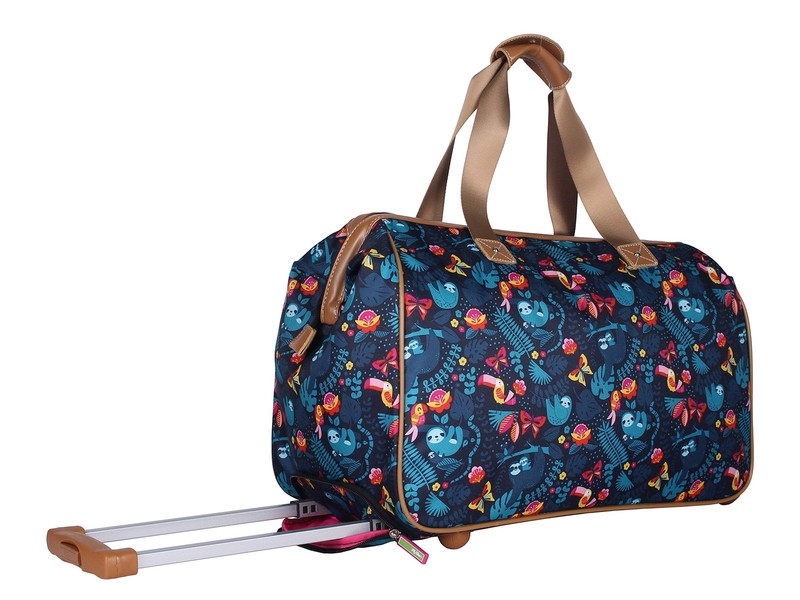 Pattern 22 Inch Duffel Bag with 2-Rolling Wheels, Weekender Overnight Travel ... gallery