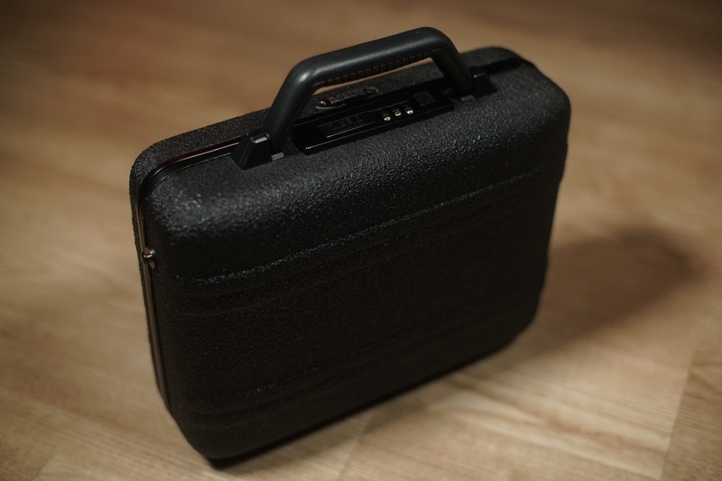 ZERO Halliburton Prototype – Black Small Attache Case – 12x9x4