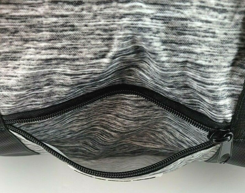 Victorias Secret Pink Womens Heathered Grey Duffel Travel Workout Gym Bag gallery