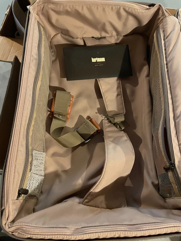 Hartmann Walnut Tweed Expandable Rolling Carry On Suitcase 22 inches gallery